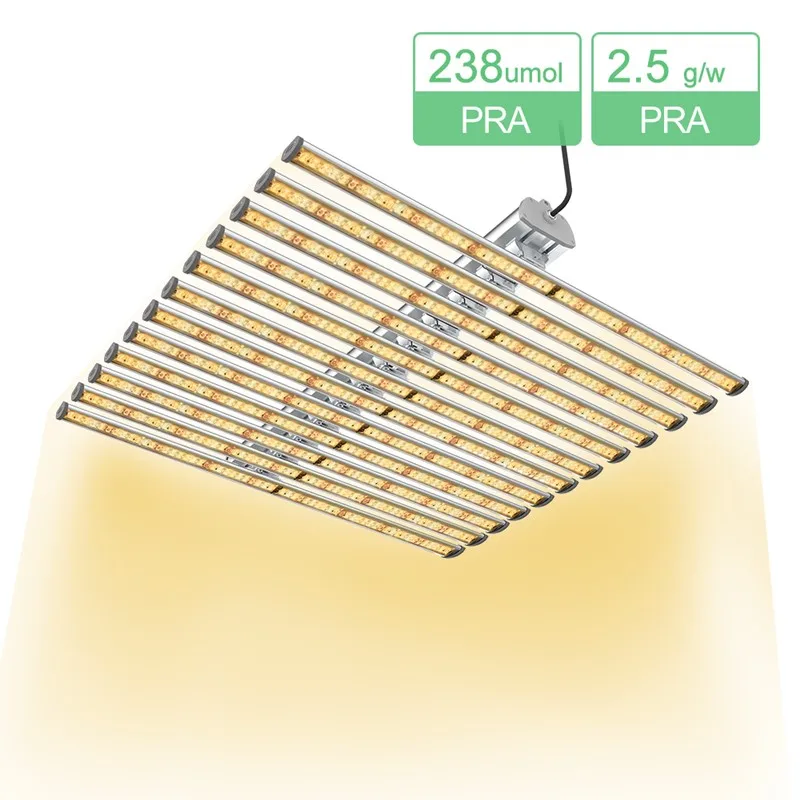 Lux shenzhen hydroponic high efficiency  led grow light 12 tubes 600W red leds spectrum for medicinal plants