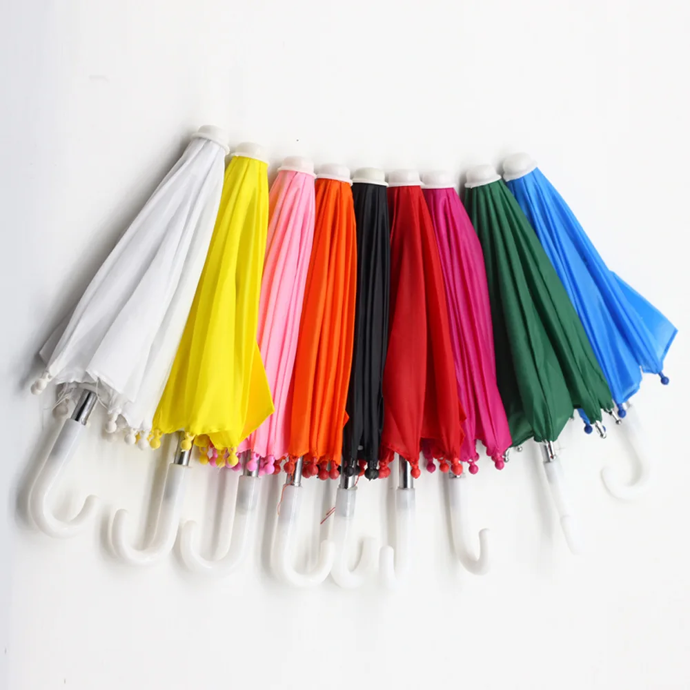 High Quality Hot Sale Colorful Mini Rainbow Umbrella For 18 inch Girl Doll