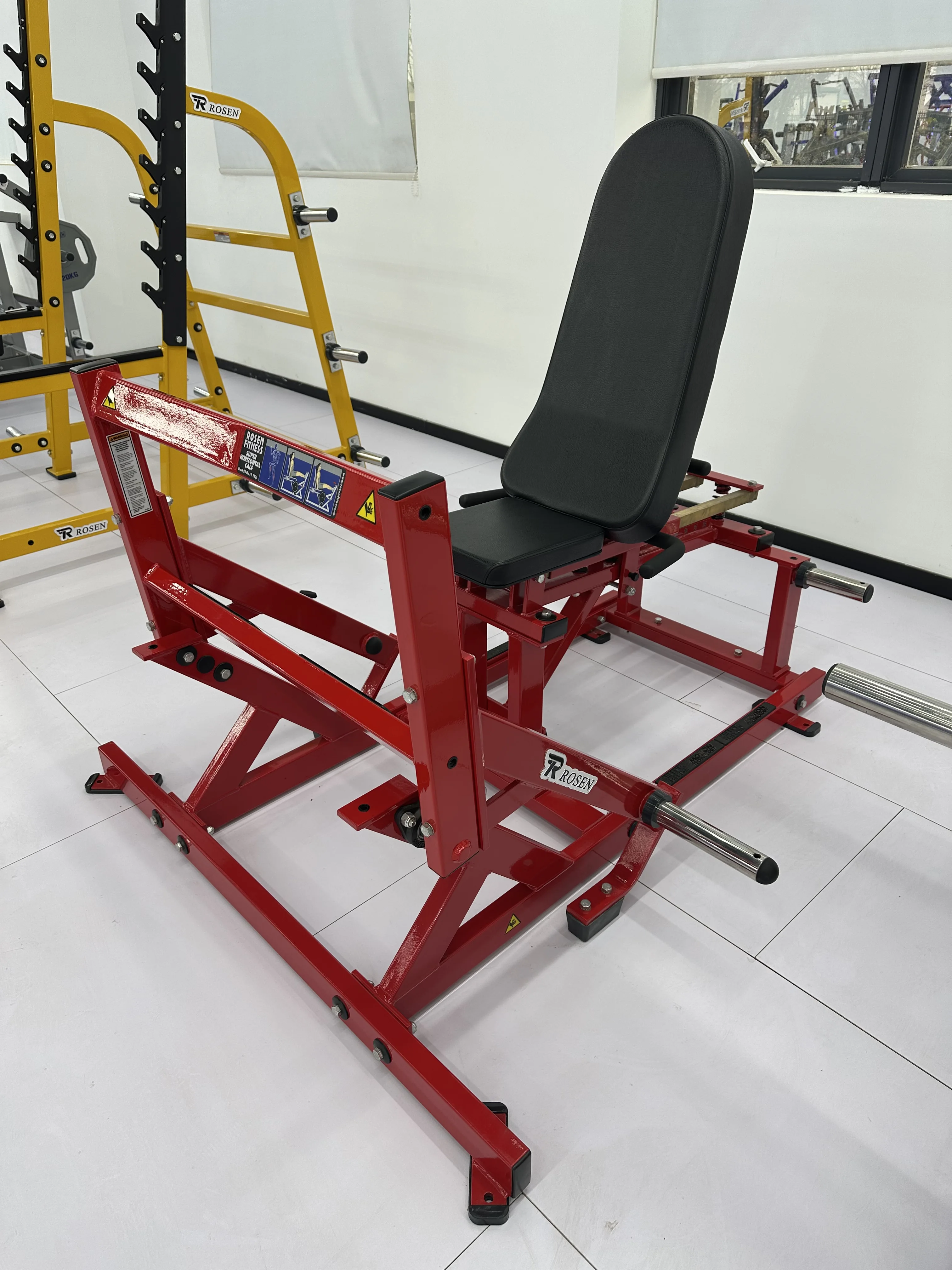 Source Factory Bodybuilding Commercial Plate Loaded Gym Strength Training Super Horizontal Calf With Color Customization