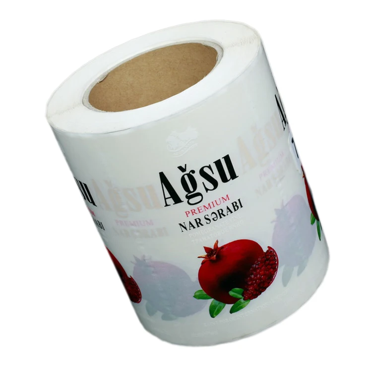 High Quality manufacturer custom design glass bottle sticker wine label logo printing