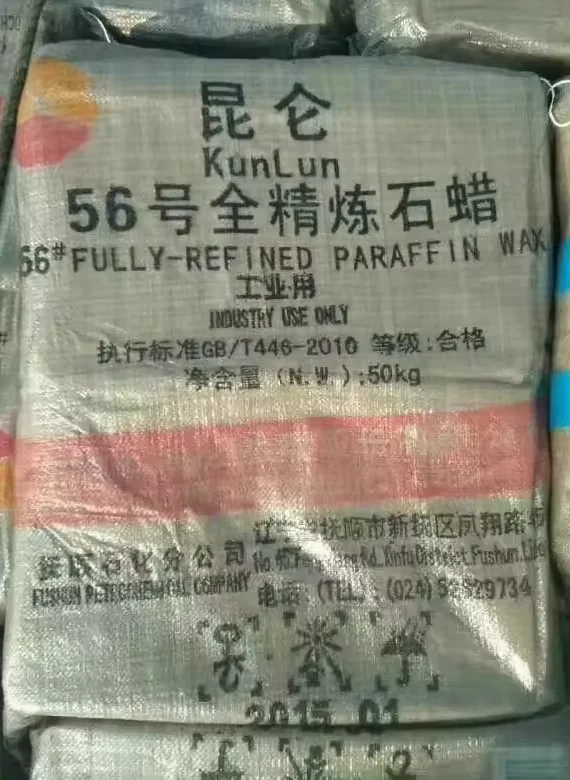 Fully refined paraffin wax 58-60 kunlun brand for candle manufacturing