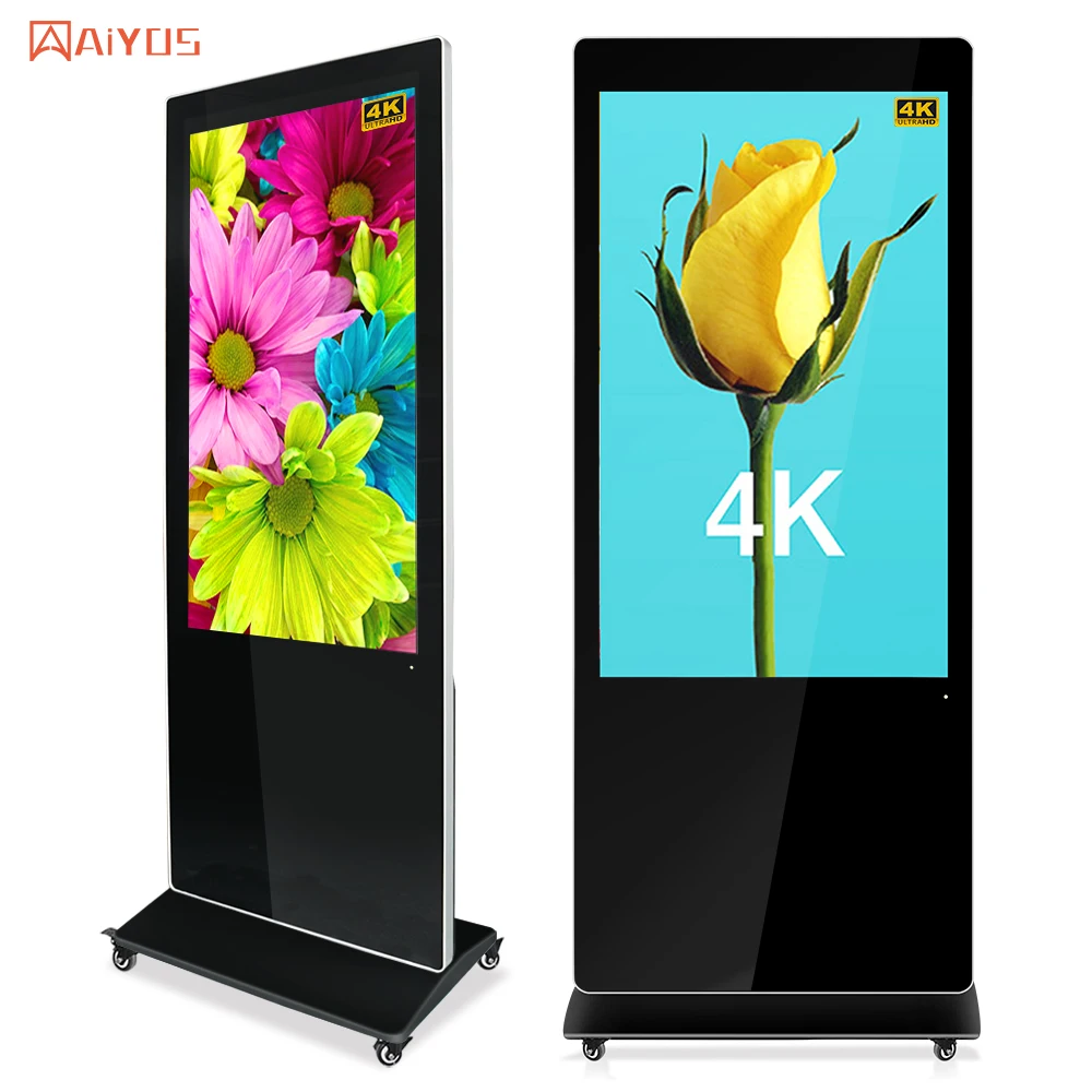 Aiyos 55 Inch Indoor LCD Digital Signage Advertising Display