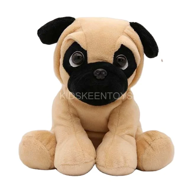 China manufacturer new product khaki/white dog stuffed animal plush toys