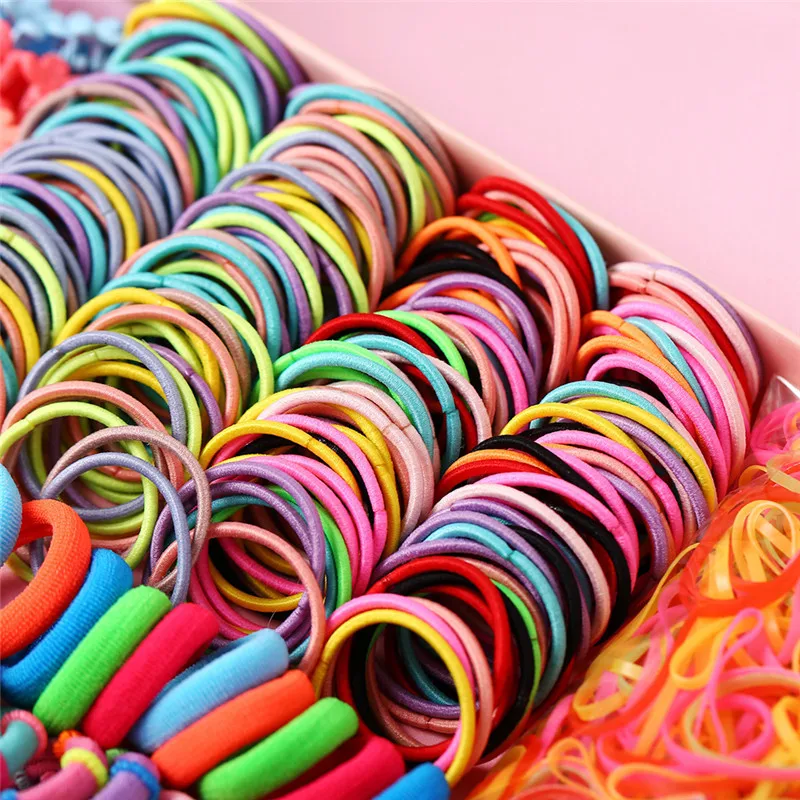 New hairpin hairgrips claw suit children kids hair rubber band scrunchies hair ties set baby hair bands set for girls