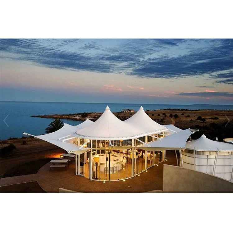 1100g/sqm PVDF Building Membrane Cover Material Membrane Roof Cover Shelter for Backyard