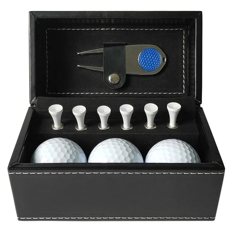 Cheap Price Custom Logo Unique Golf Ball Gift Set Box Golf Gift Suit