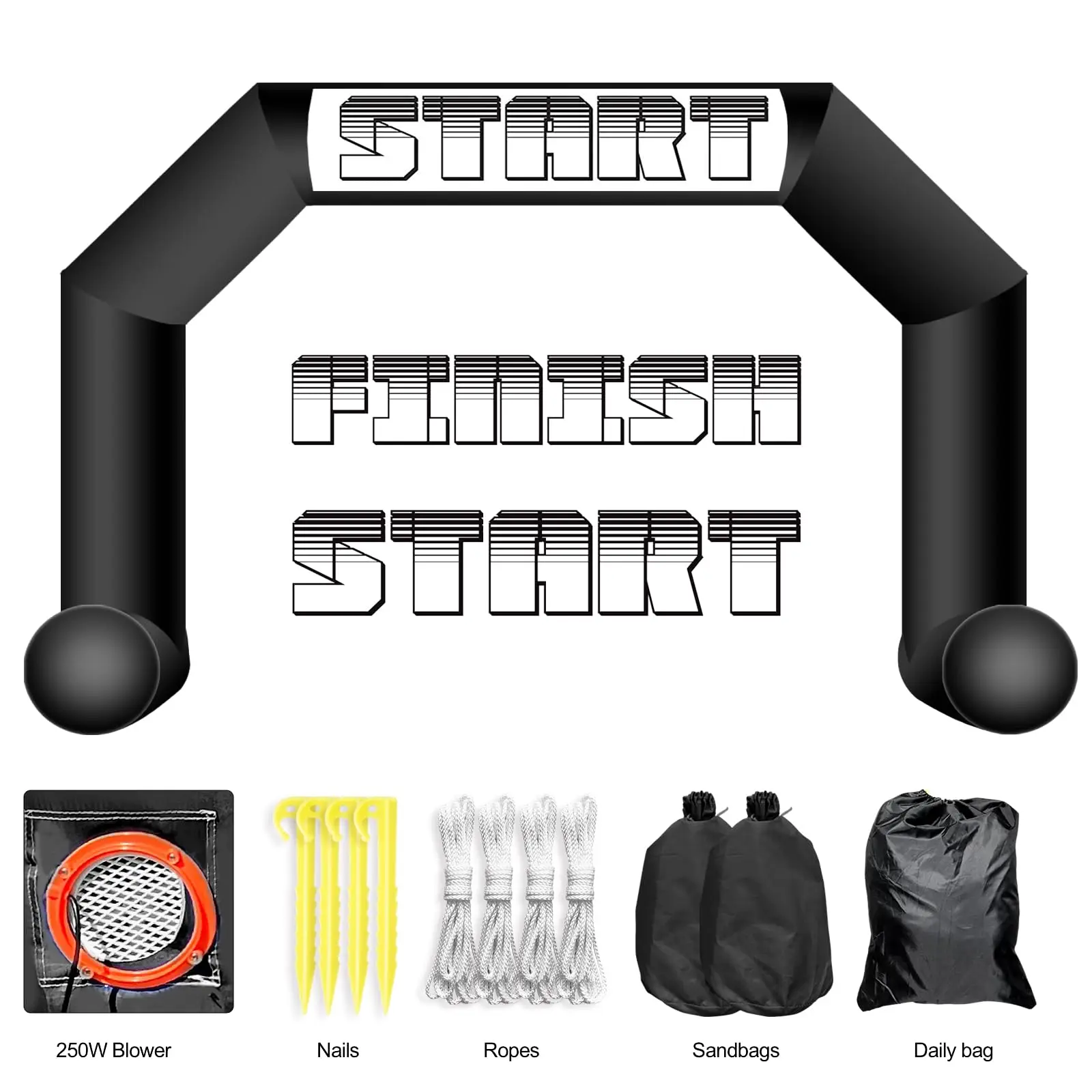 Customized Outdoor Inflatable Sport Advertising Arch Running Used Event With Logo Printed Inflatable Arch Gate