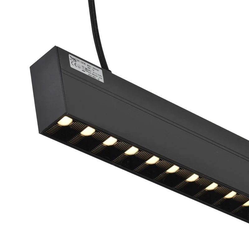 HUAYI Factory Wholesales Suspended Trimless Linear Light Shapes Led Linear Light 1200mm 1500mm 4ft 8ft Led Shop Light Fixtures