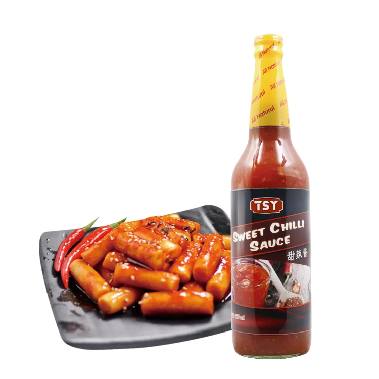 Wholesale Food Restaurant Seasoning Chili Sauce Plastic Bottle Sweet Chili Sauce For Supermarket