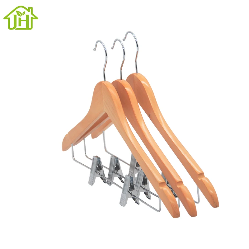 
manufacturer laundry wooden baby cloth clothes key suit kids boutique clip garment hangers wholesale for sale 