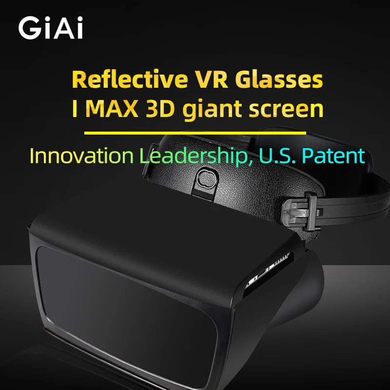 GiAi Virtual Reality Glasses Reflective VR Glasses Box for mobile phone Accessory for 3D camera Lens