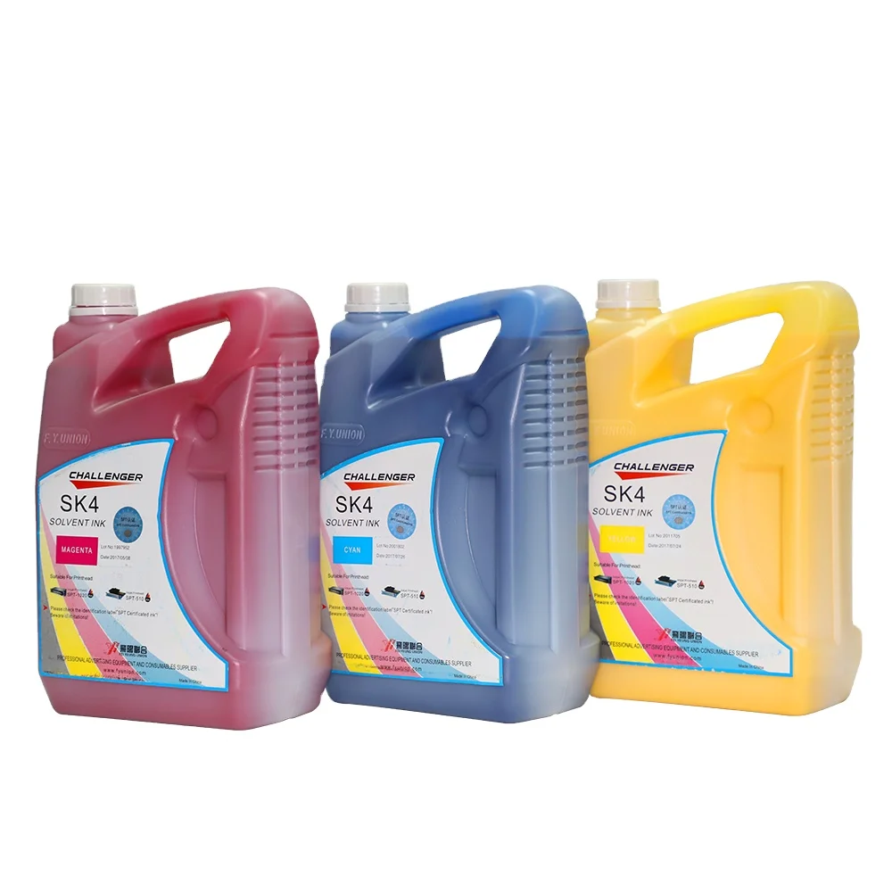 Infiniti Challenger Sk4 Printing Ink for Spt 510 1020 Printhead Solvent Ink No Peculiar Smell