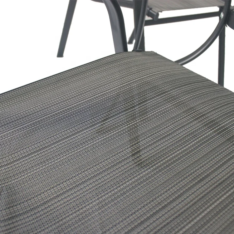 6 PCs Set Outdoor Bisto Garden Furniture Fold Chair and Round tempered Table With Patio Umbrella