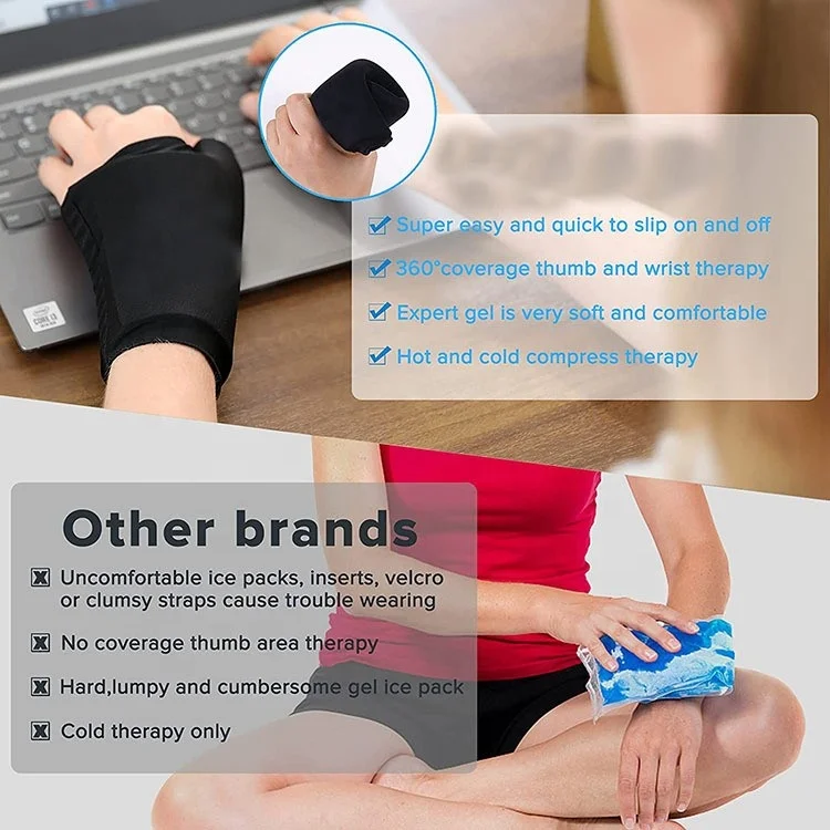 Amazon Hot Cold Therapy gel ice cap hat cold compress protector Suitable for sports injury
