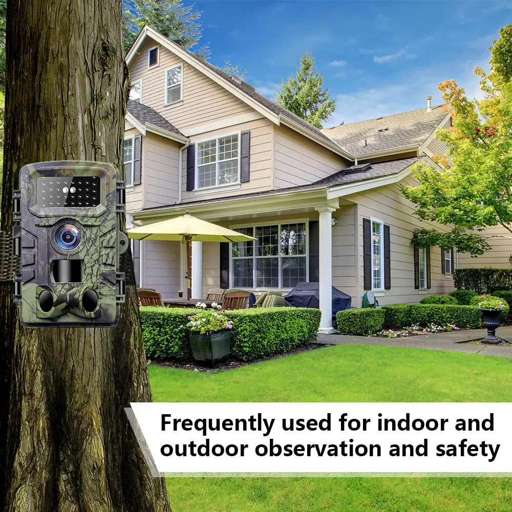 58 MP 2.7K IP66 Waterproof Hunting Trail Camera PIR in wild angle 120 degree and fast trigger time 0.2 second day and night use