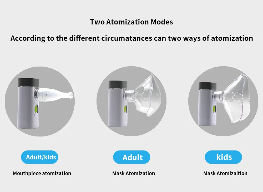 Feellife new technology product air pro1 spray nebulizer homecare built-in battery nebulizer machine with mesh technology