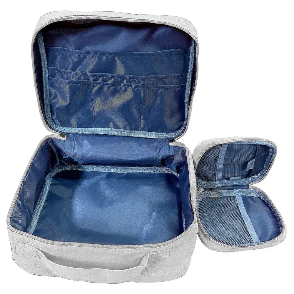 Insulin Pens Blood Glucose Monitors Cooler Travel Case 4 Ice Packs Double Layer Diabetic Supplies Medical Cooler Bag