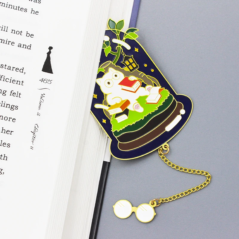 Bookmark Promotional Customized Cute Custom Souvenir Fashion Metal Magnetic Engraved Bookmarks For Book