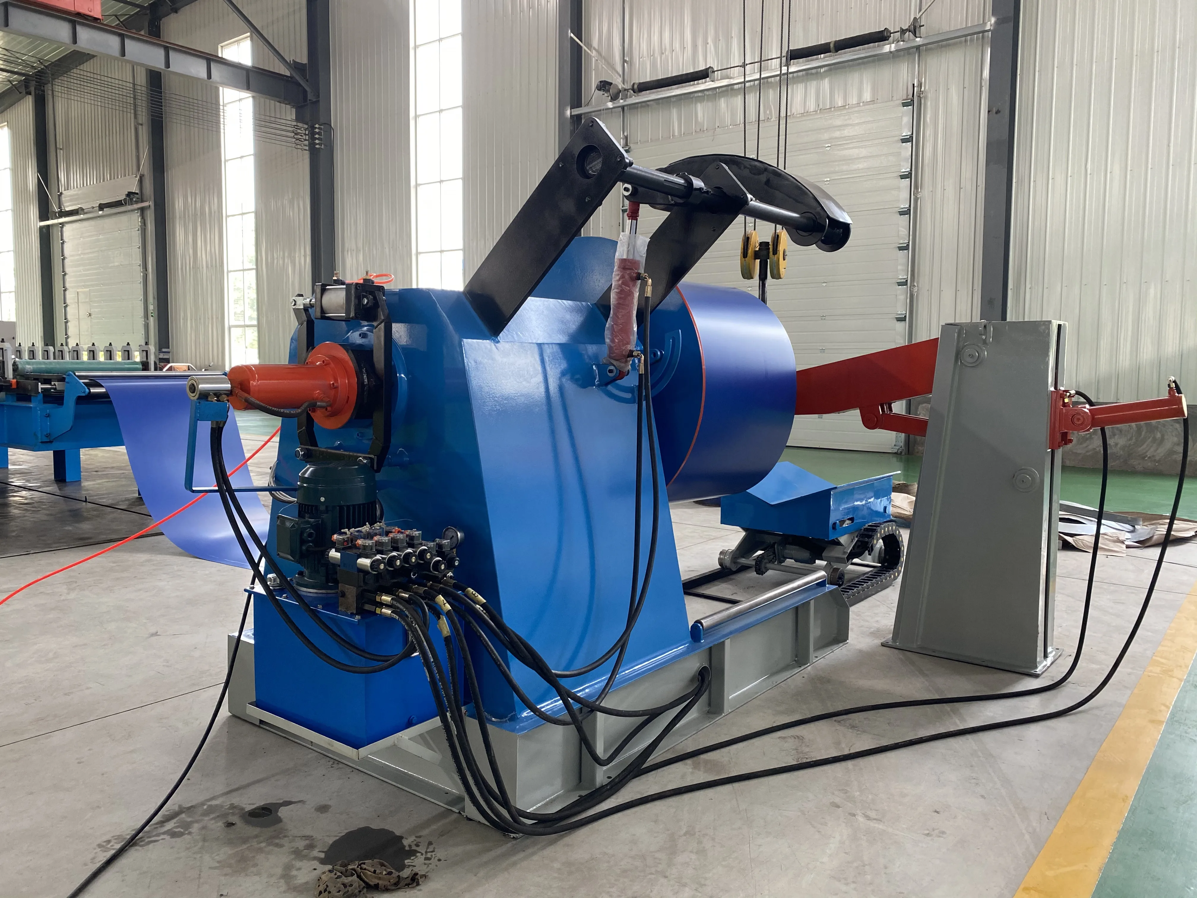 High speed water waved corrugated zinc sheet making production line bending machine 