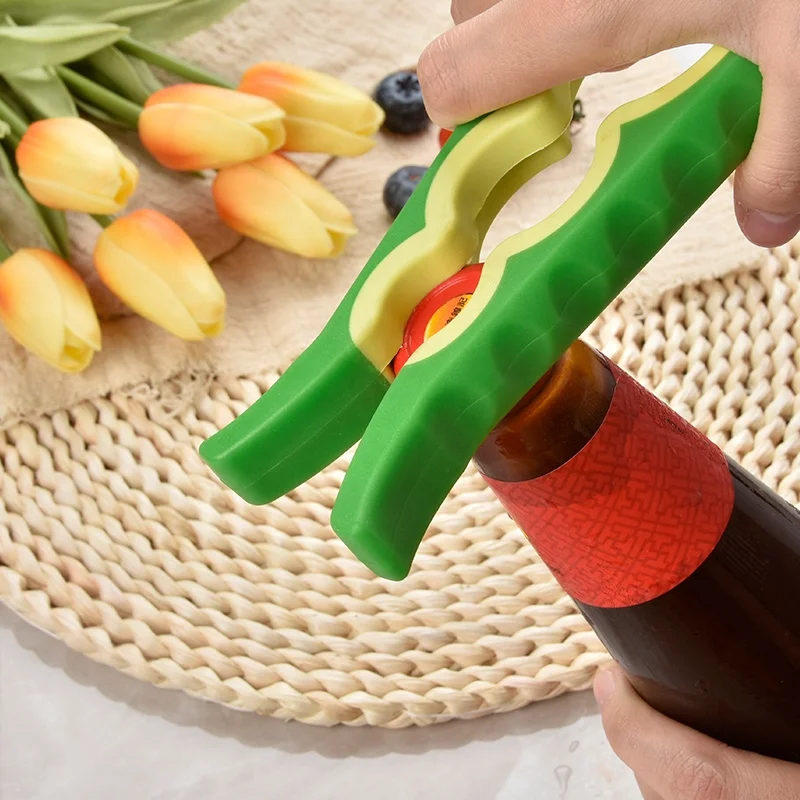 Anti-skid Thickening Soft Glue Four Unity Can Opener Easily use jar opener bottle Kitchen Accessory Tool