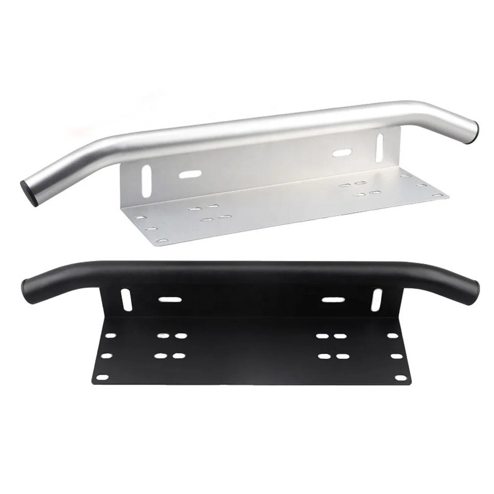 Car License Plate Number Frame Led Work Light Bar Plate Mount Brackets Bumper Holder Off road for Universal Auto Accessories