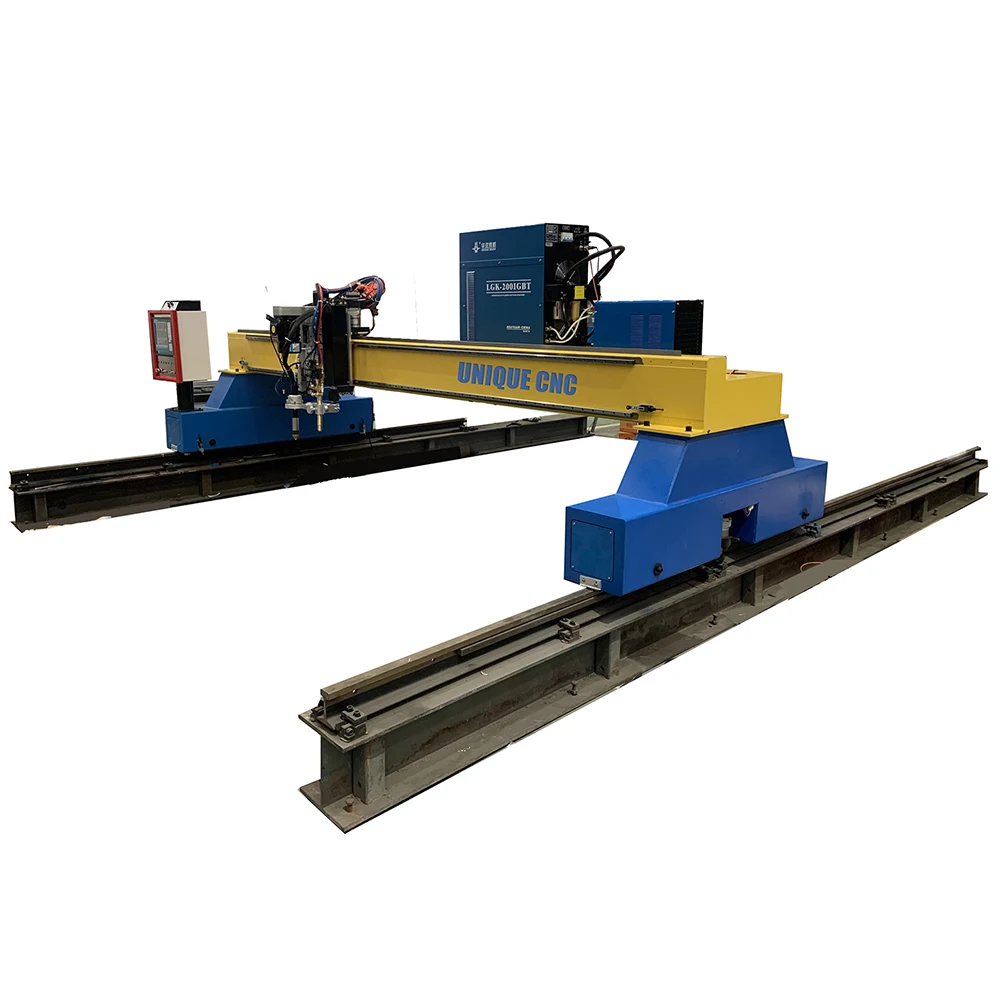 CNC gantry plasma/flame cutting machine with oxy fuel torch head