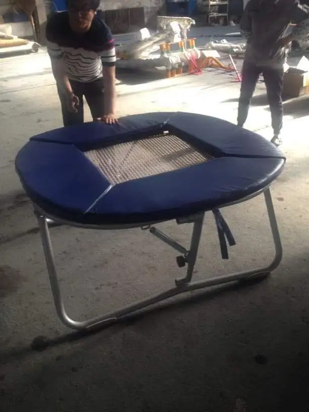 China Hot Sale commercial Children square gymnastic Mini Trampoline Foldable Square Trampoline For Sale