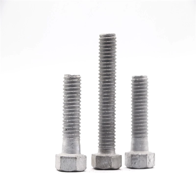 Hot Dip Galvanized Hex Bolt Galvanized Bolts High Strength Hot Dip Galvanized 307a Hex Bolt