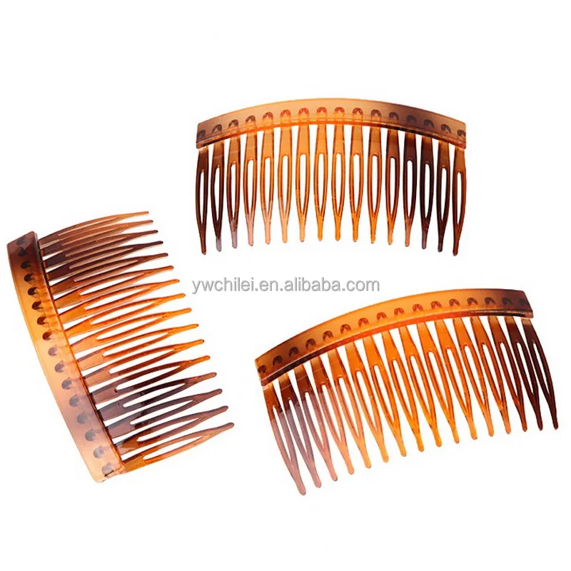 Женский зажим для волос 16 Зубцов пластиковые гребни свадебной вуали