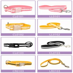 PVC waterproof glow in the dark dog collar