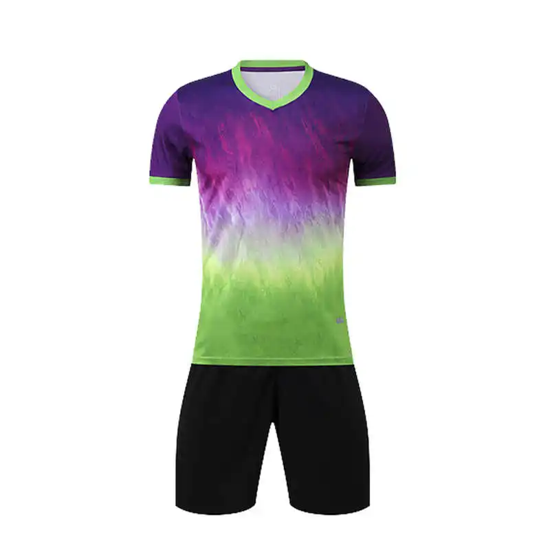 Custom Soccer Jersey Blank Style Sublimation Personalized Customization Sportswear Blue White Soccer Jerseys Kit Soccer