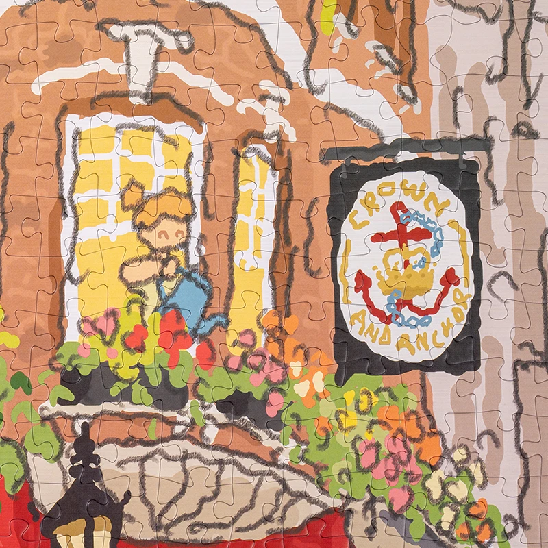 Robotime Rolife Factory wholesale DIY Kit PT006 Welcome to Covent Garden Cardboard 1000 Pieces Jigsaw Puzzles For Adults