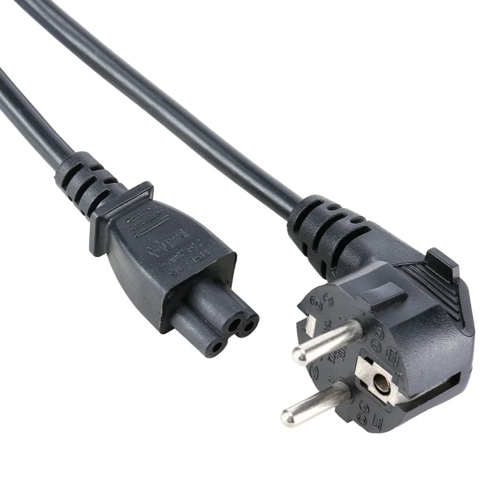 1.5m 2m C19 IEC 16A 250V European 3 pin Round Plug Cable European Standard Ac Power Cord