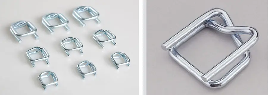 25mm Galvanized Steel Buckle For Composite Strap