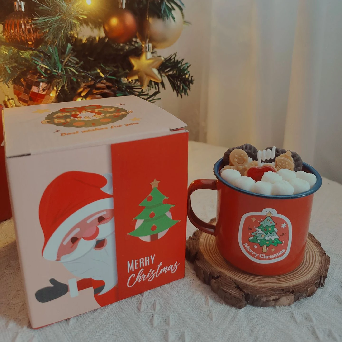 Wholesale Candles Set Supplier Custom Luxury Art Gift Christmas Candle For Home