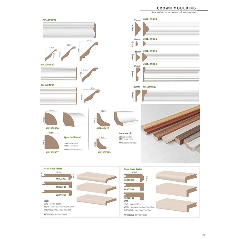 non slip safety step wood stair treads for home use