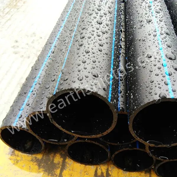 China Factory High Density HDPE PE100 Large Diameter Polyethylene Pipe For Water Supply