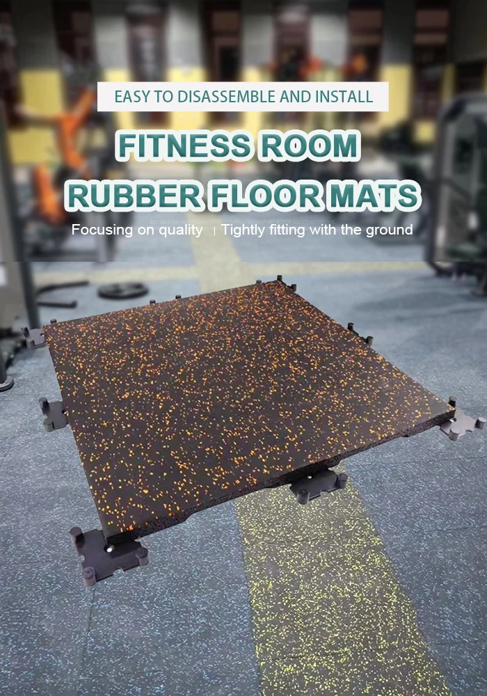 Best Choice Gym Crossfit Fitness SBR Rubber Flooring Mat Tile Granulated rubber mat flooring
