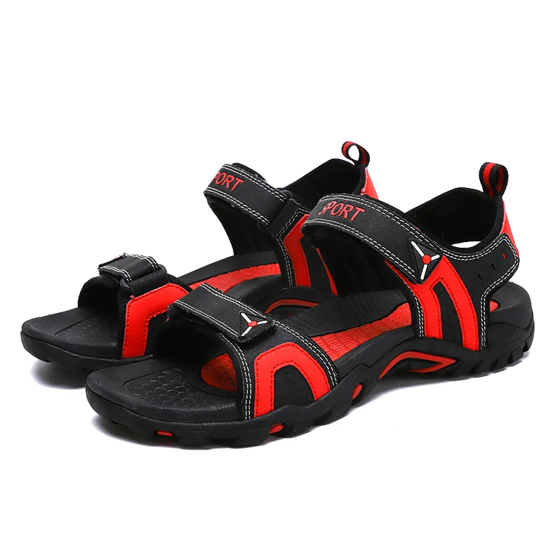 
2020 New Design Sandals Mens Sandalias Hombre Slipper leather Kito Sandals Open Shoes For Men 