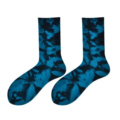 YL Unisex Colorful Tie Dye Socks fashion Socks women winter cotton sport socks men