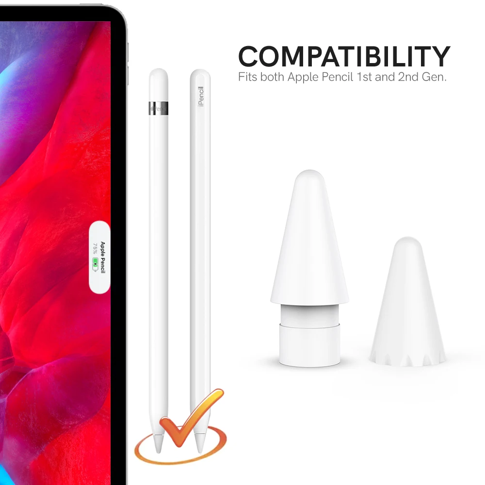 Лидер продаж заводская цена наконечник AhaStyle сменный для Apple Pencil Ipad Pro стилус ручка сенсорного экрана наконечники