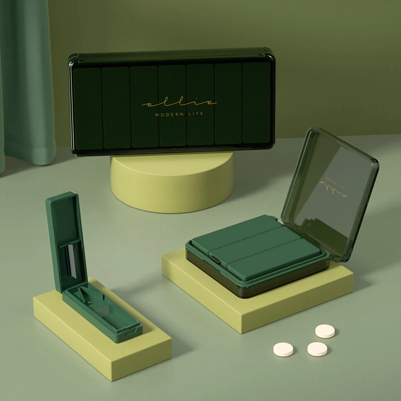 JiuYue AM PM Weekly 7 Days/3 Days Pill Box Large Daily Pill Cases Pill Organizer