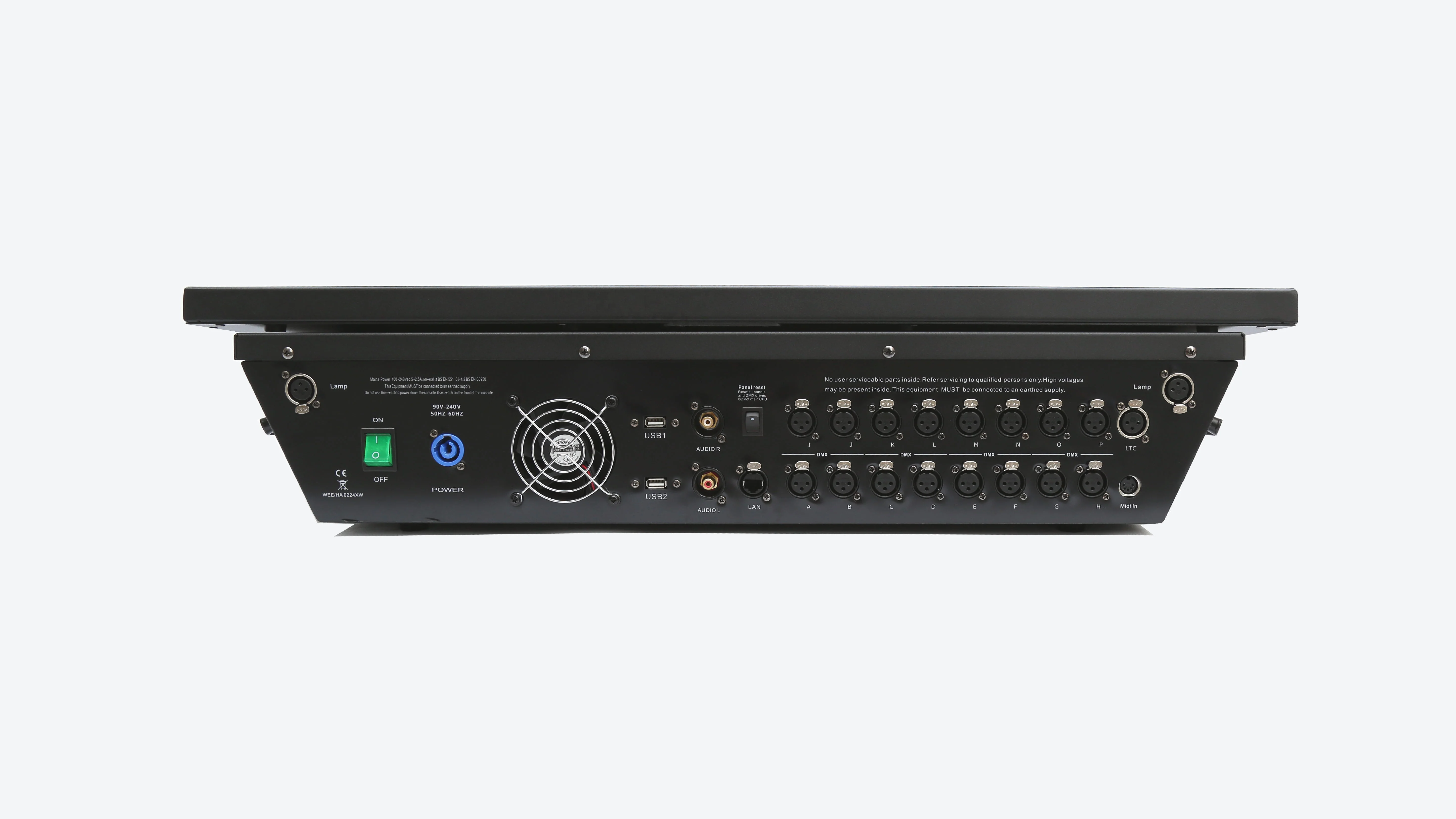 flight case packing Stage Light dmx console with 2 Screens DMX Tiger Touch Plus Controller