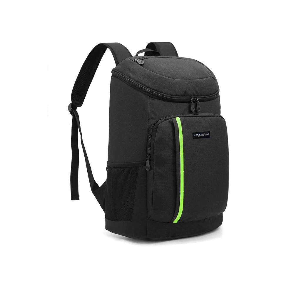 New Design Black Adult Lunch Bag Backpack Cooler Bag For Picnic Set Camping Hiking Reusable Golf Soft Backpack With Front Pocket