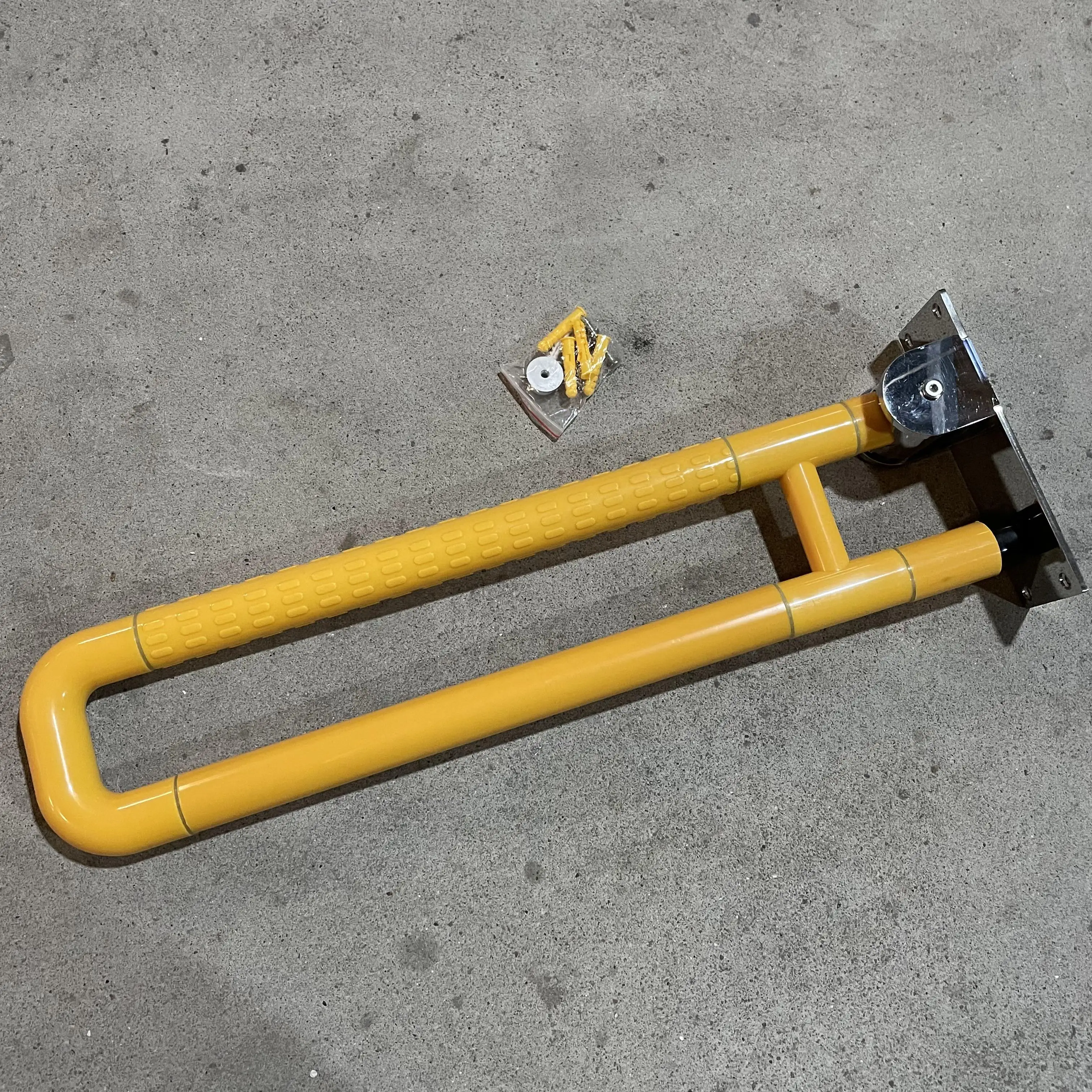 Bathroom bath tub stainless steel handicap toilet handle elderly folding handrail nylon ABS plastic disable grab bars