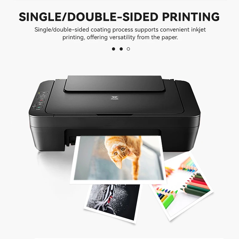 108g 128g 150g 170g 200g 220g A3 A4 Size Inkjet Matte Photo Paper For Inkjet Printers Printing Photos