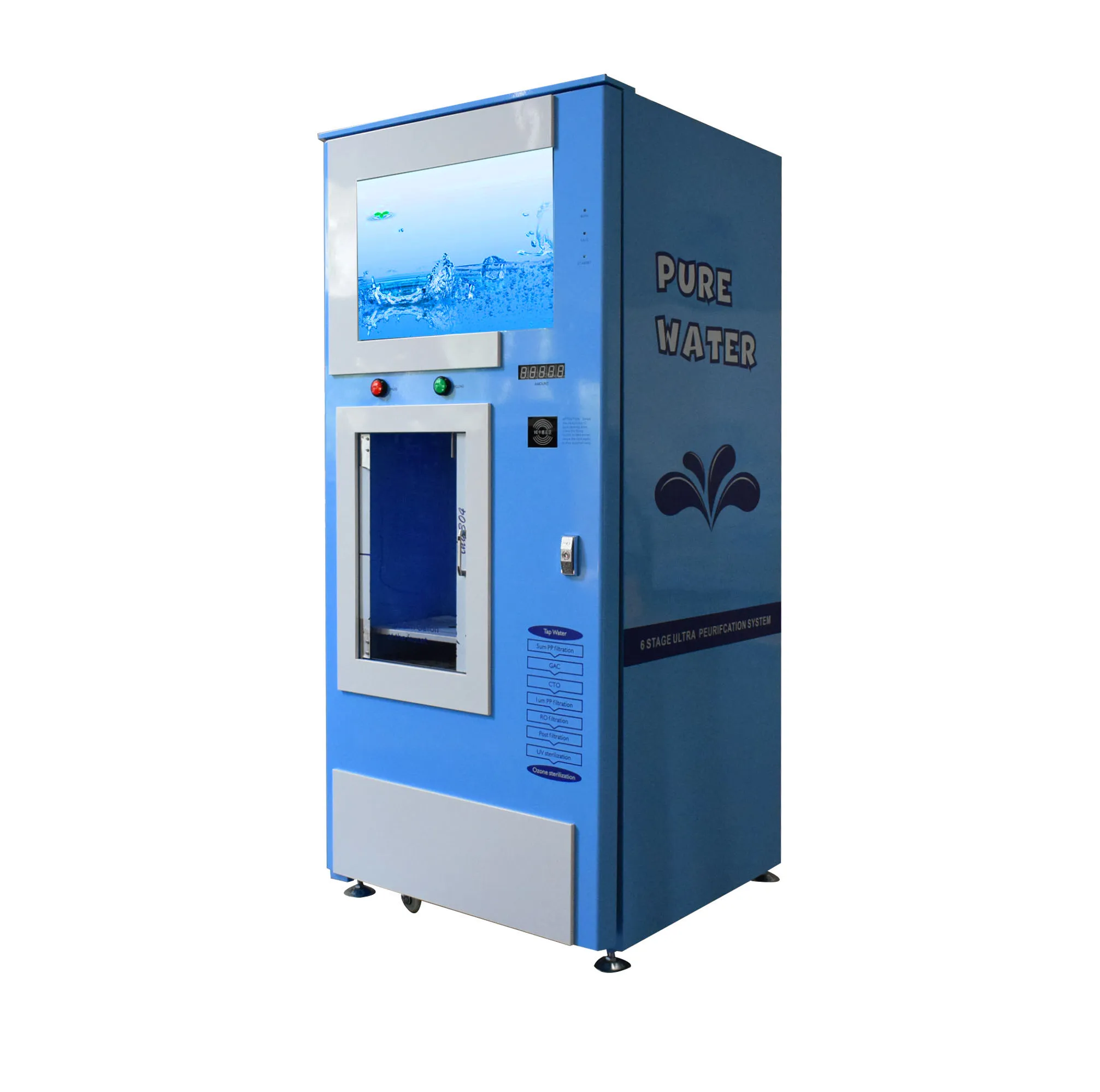 hot sell coin or card operation  ro water filter purification 400G 800G vending machine for sale pure water  on store