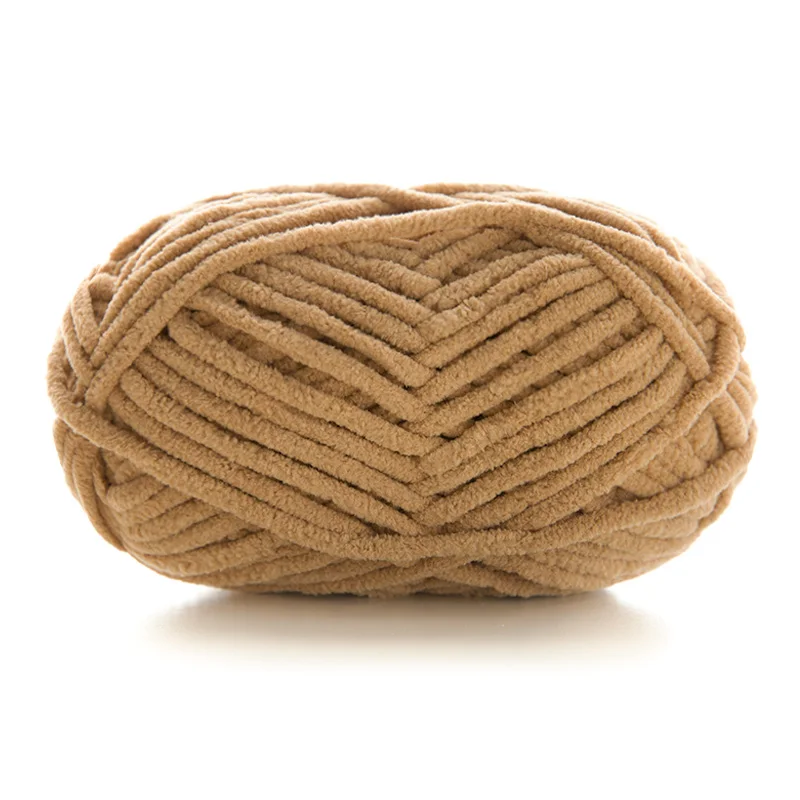 Factory Price Warm And Comfortable 1 Ply 50g 100% Polyester Milk Cotton Yarn for Hand Made