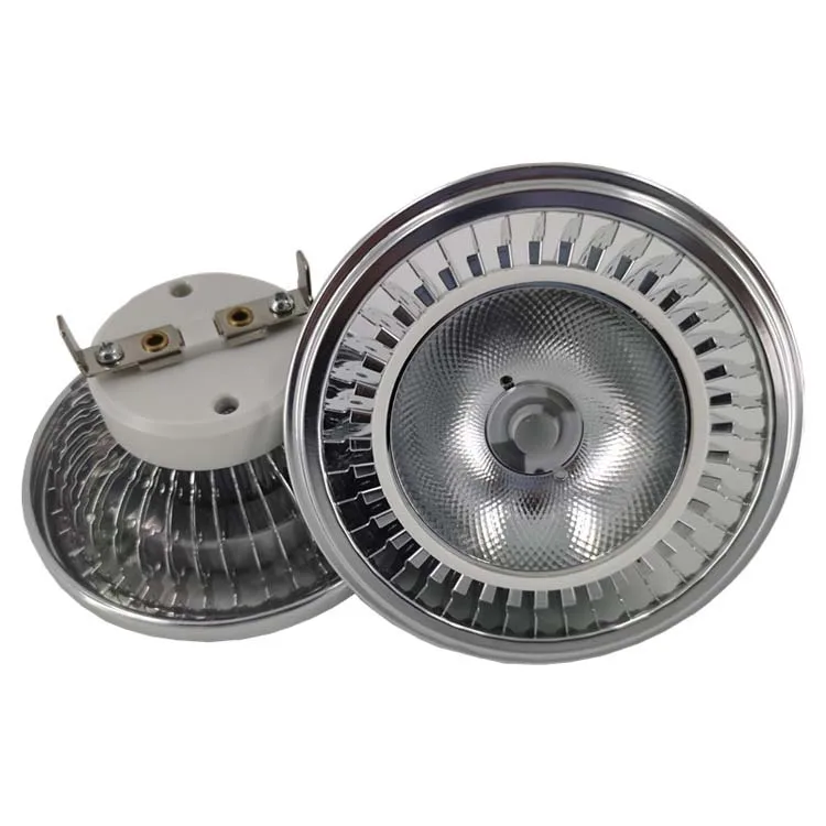 12V AC85-265V 15W GU10 G53 fin type COB AR111 LED spot light 110lm/w spotlight 3 year warranty