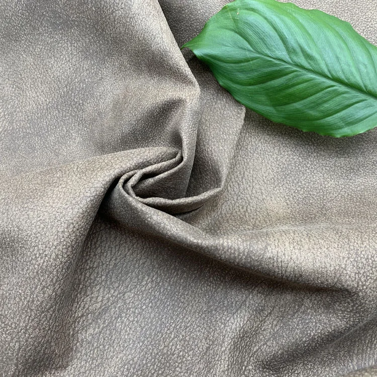 italian luxury waterproof faux leather bonding fabric for sofa furniture